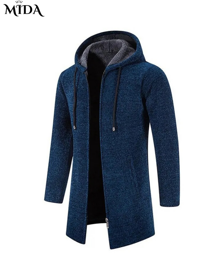 Cilian |  Fleece Hooded Cardigan