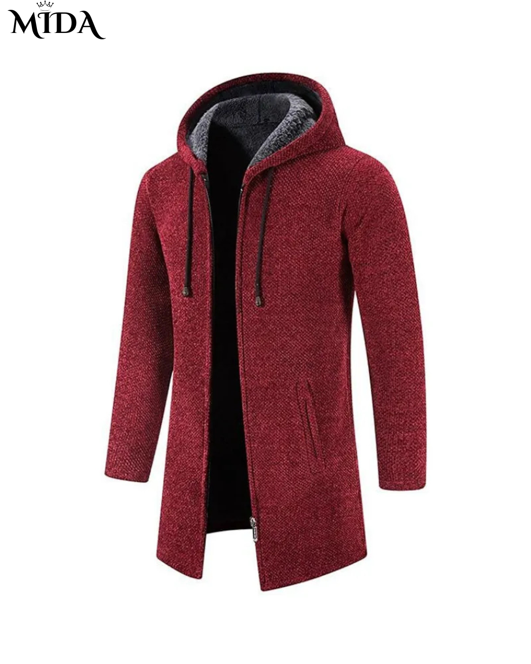 Cilian |  Fleece Hooded Cardigan