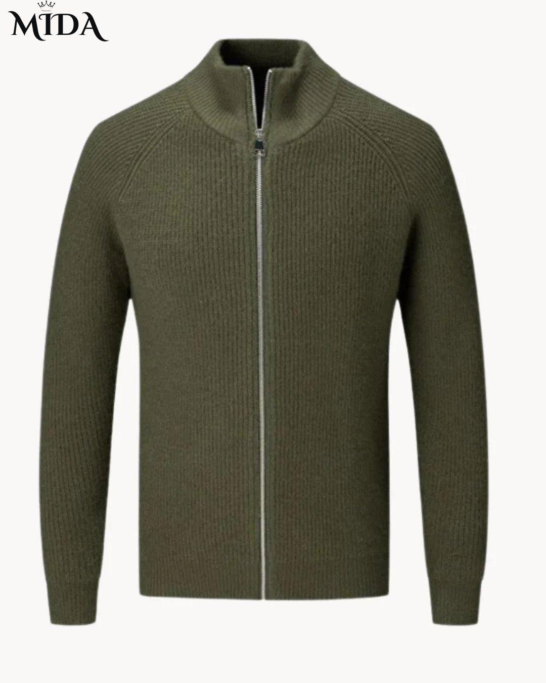 Kurt | Cashmere Zip Sweater