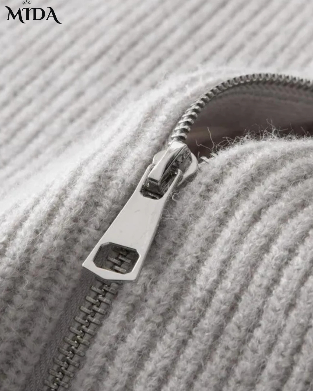 Kurt | Cashmere Zip Sweater