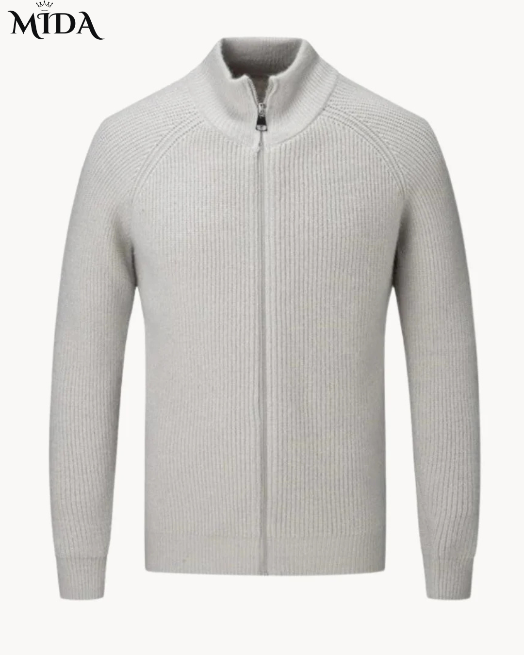 Kurt | Cashmere Zip Sweater