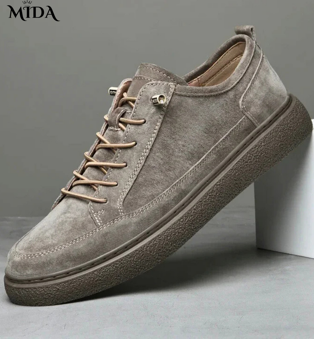 Mike | Suede Leather Sneakers