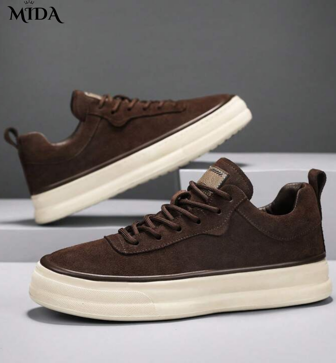 Gennaro | Suede Leather Sneakers