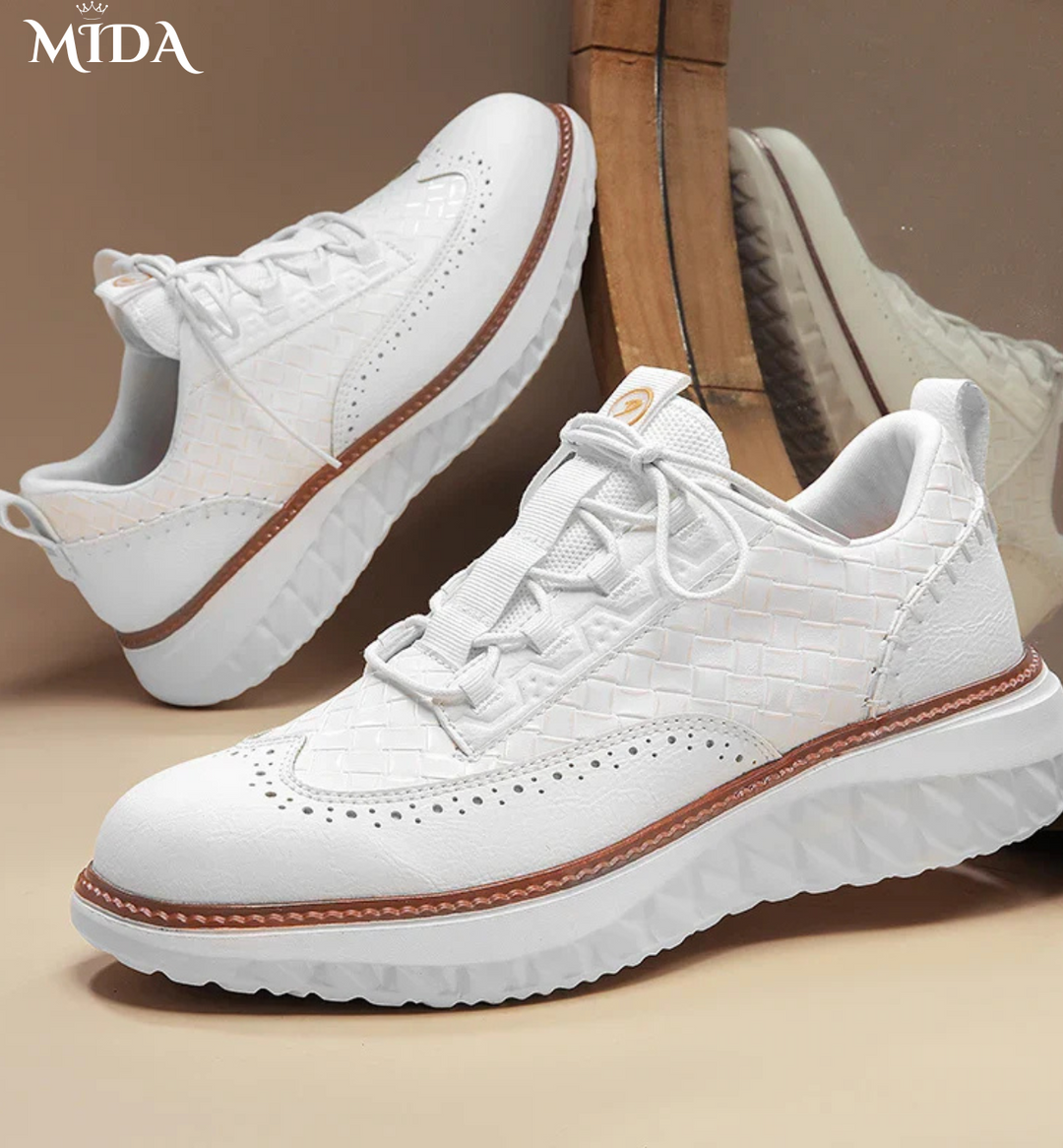 Oxford Ridge Leather Sneakers