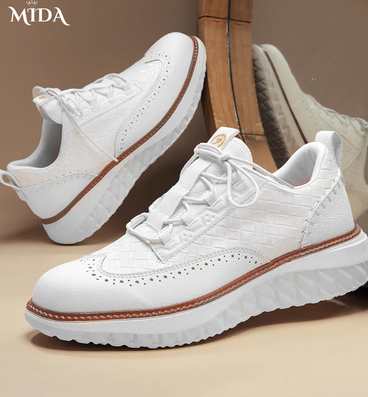 Oxford Ridge Leather Sneakers