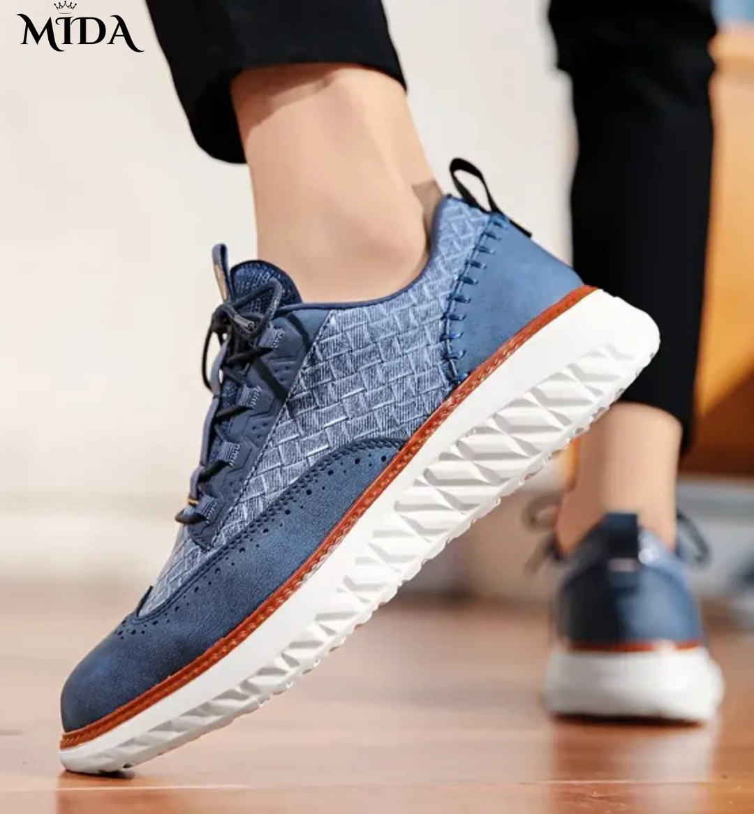 Oxford Ridge Leather Sneakers