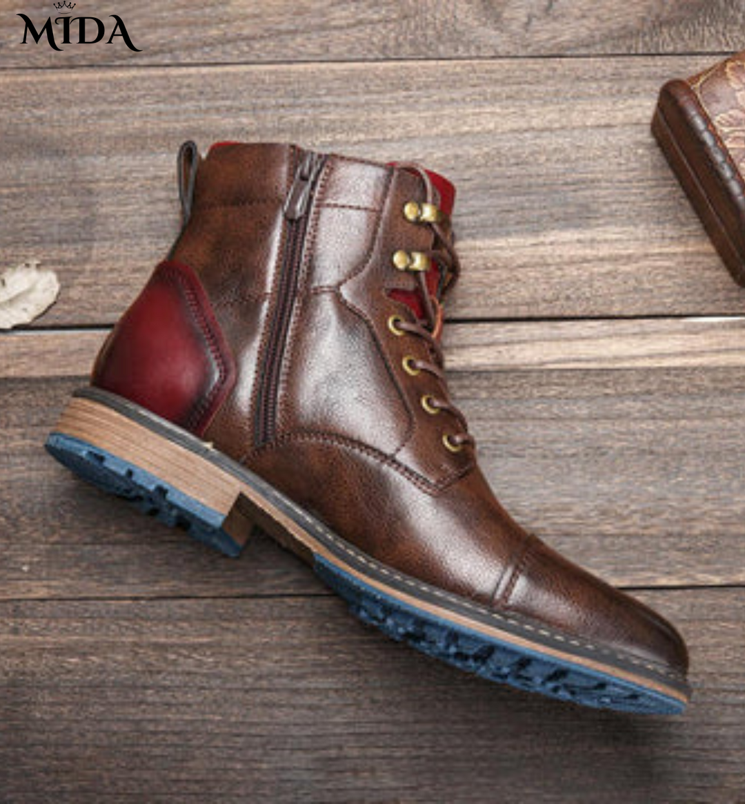 Dawson | Handcrafted GENUINE Leather Oxford Boots