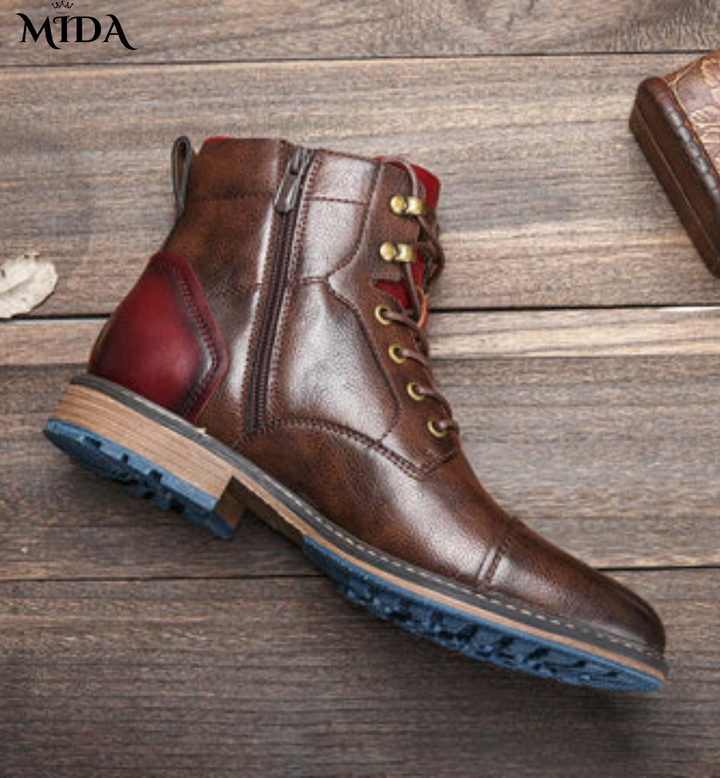 Dawson | Handcrafted GENUINE Leather Oxford Boots