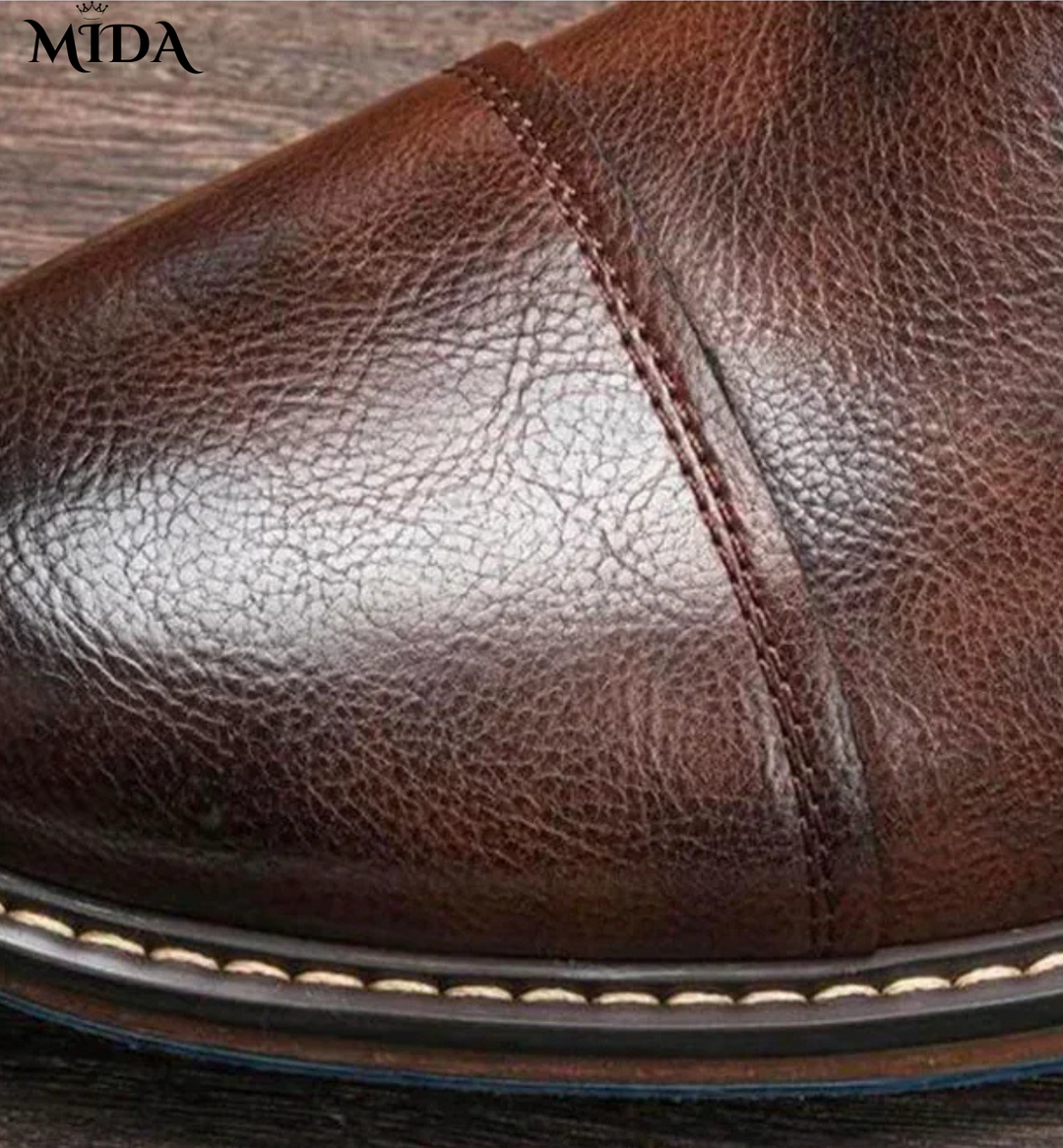 Dawson | Handcrafted GENUINE Leather Oxford Boots