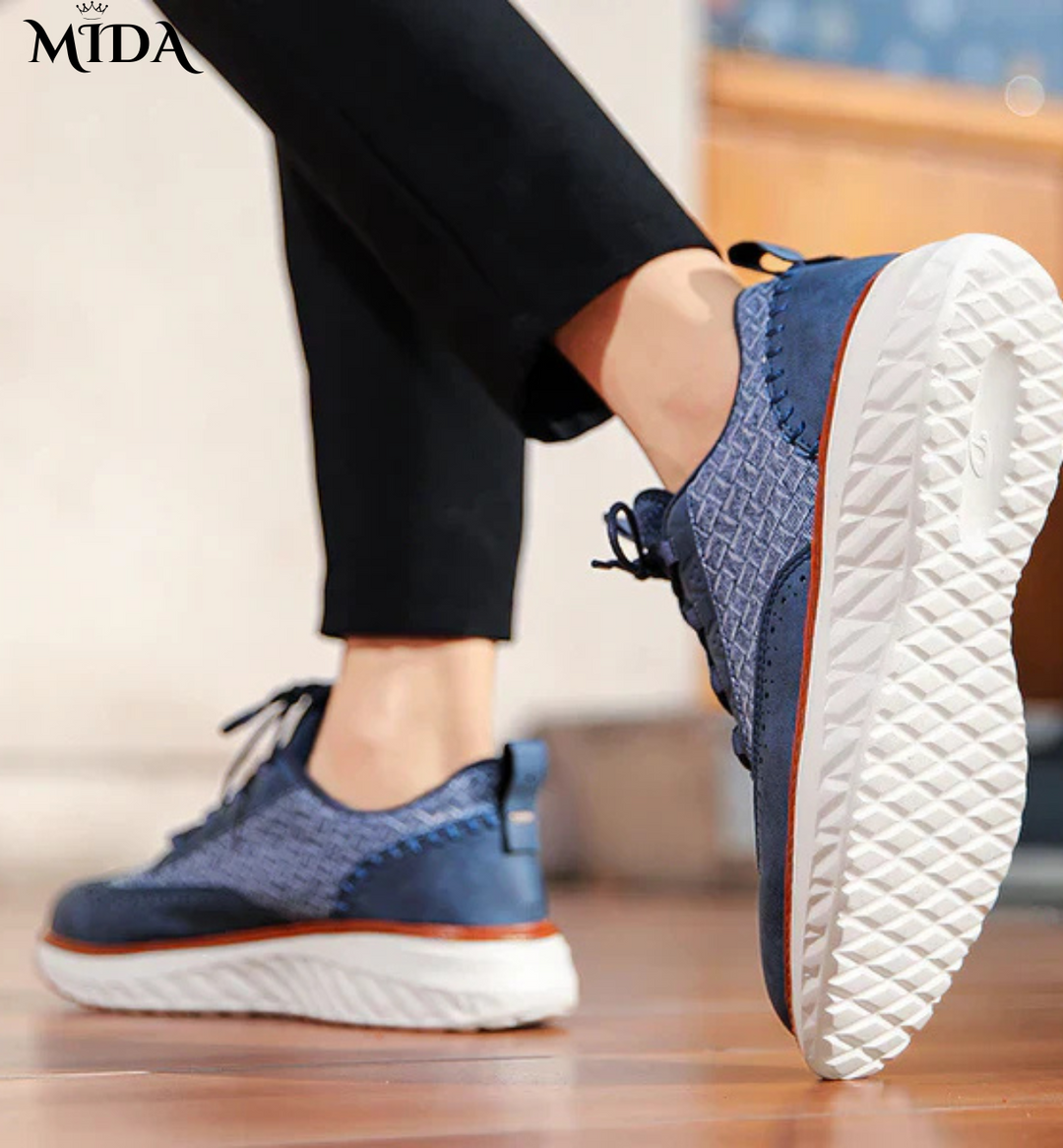 Oxford Ridge Leather Sneakers