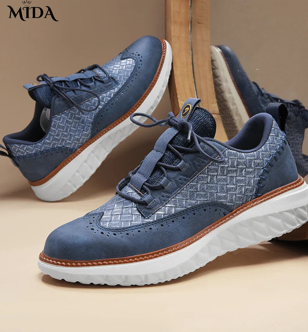 Oxford Ridge Leather Sneakers