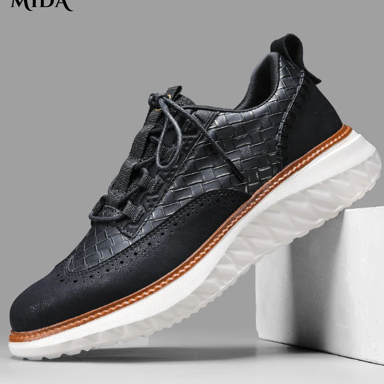 Oxford Ridge Leather Sneakers