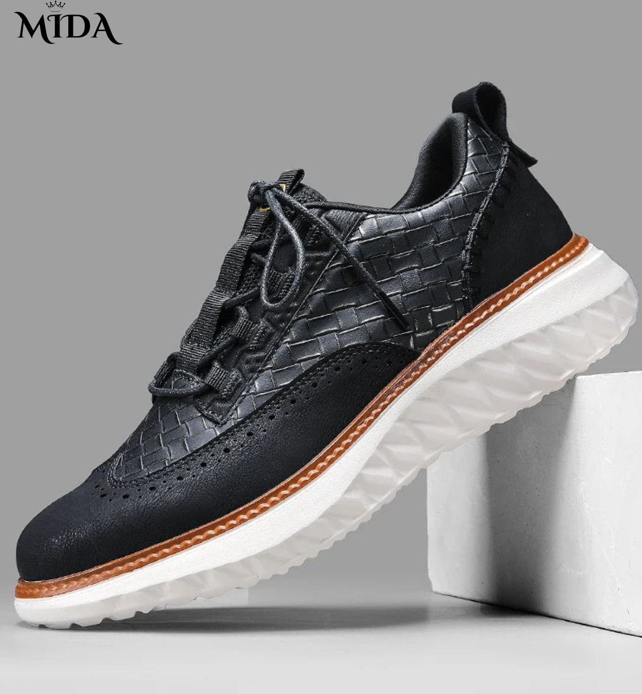 Oxford Ridge Leather Sneakers