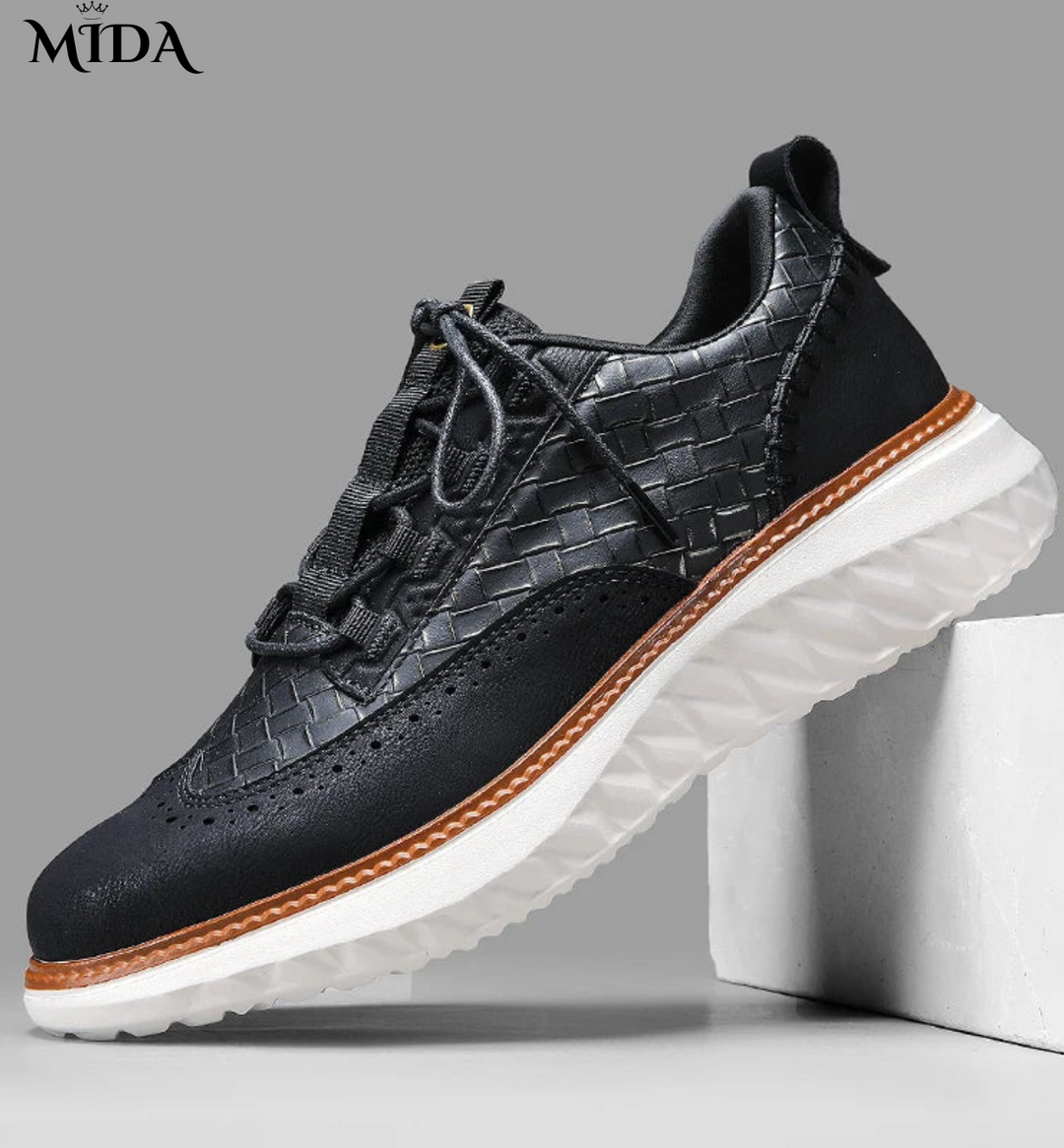 Oxford Ridge Leather Sneakers