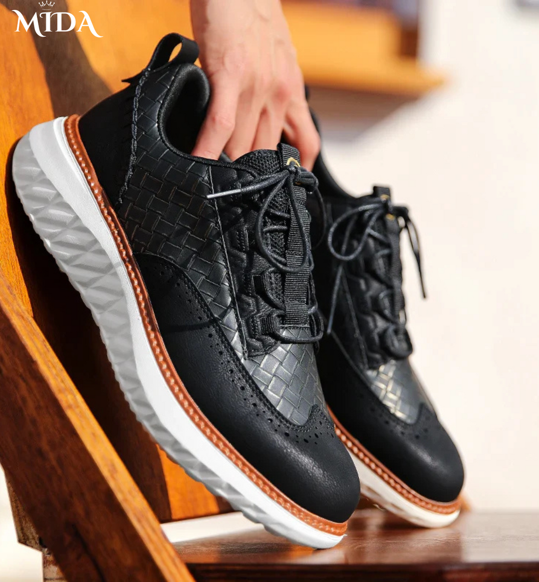 Oxford Ridge Leather Sneakers
