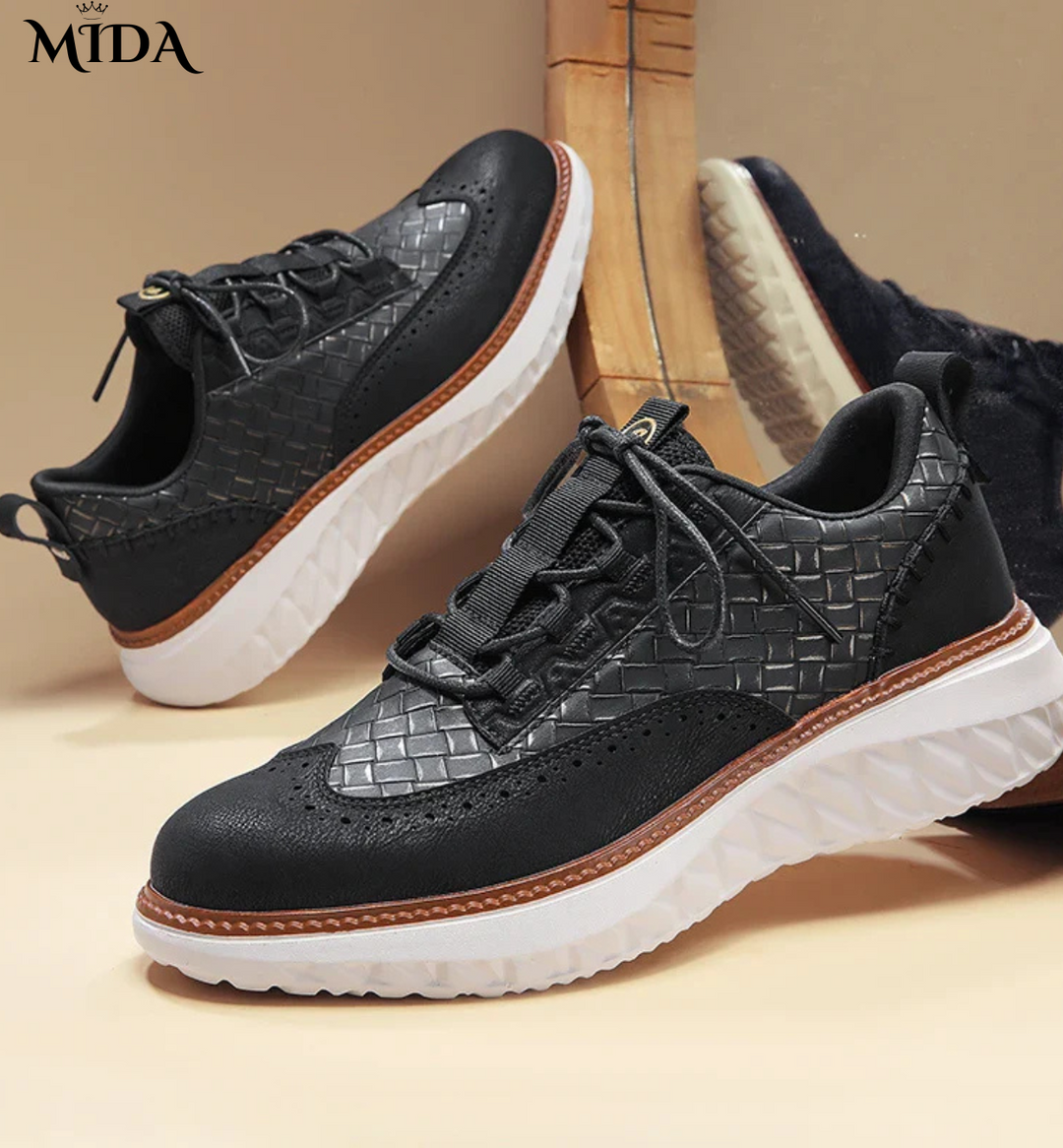 Oxford Ridge Leather Sneakers