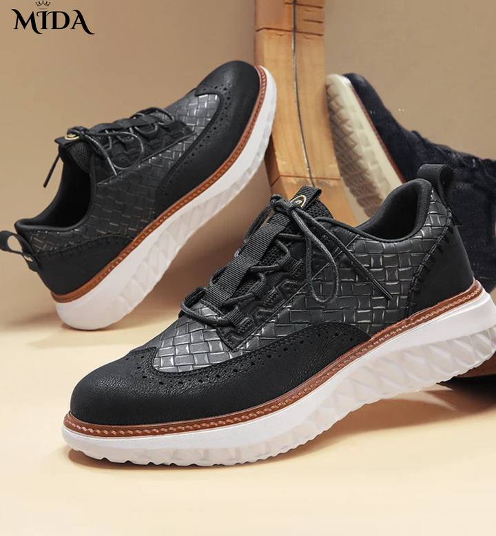 Oxford Ridge Leather Sneakers