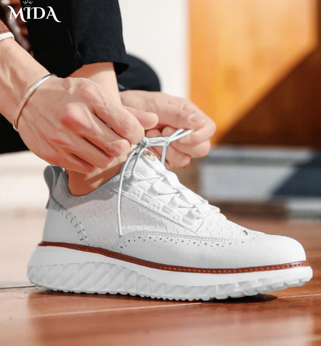 Oxford Ridge Leather Sneakers
