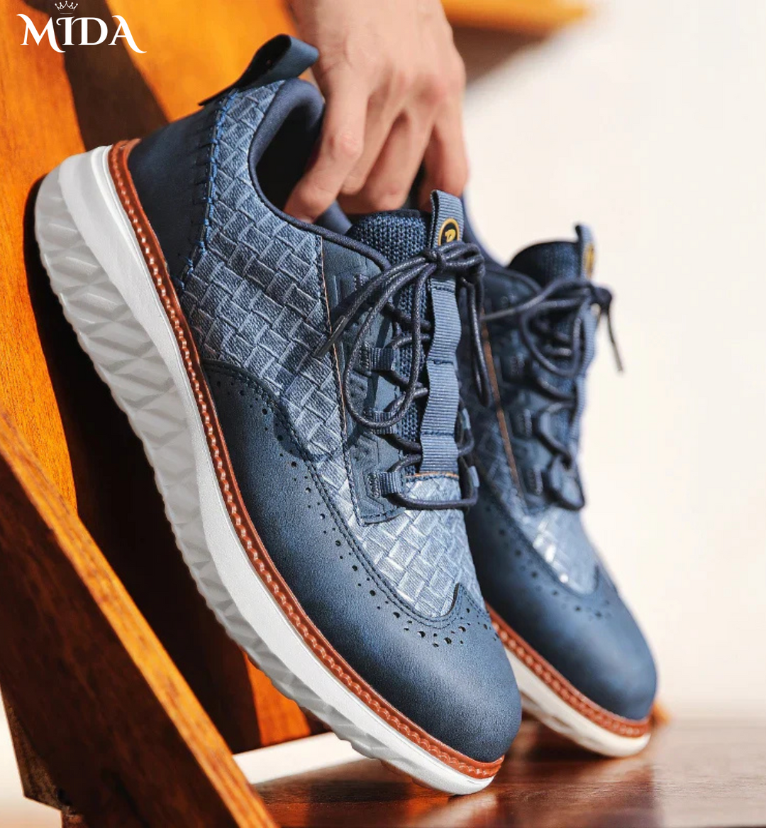 Oxford Ridge Leather Sneakers