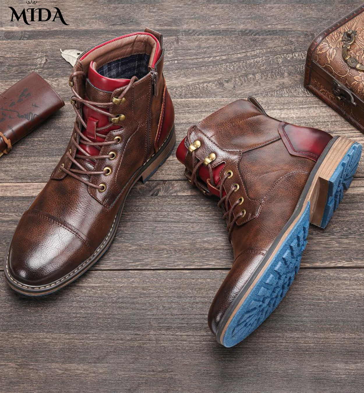 Dawson | Handcrafted GENUINE Leather Oxford Boots