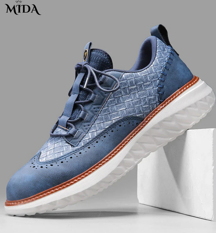 Oxford Ridge Leather Sneakers