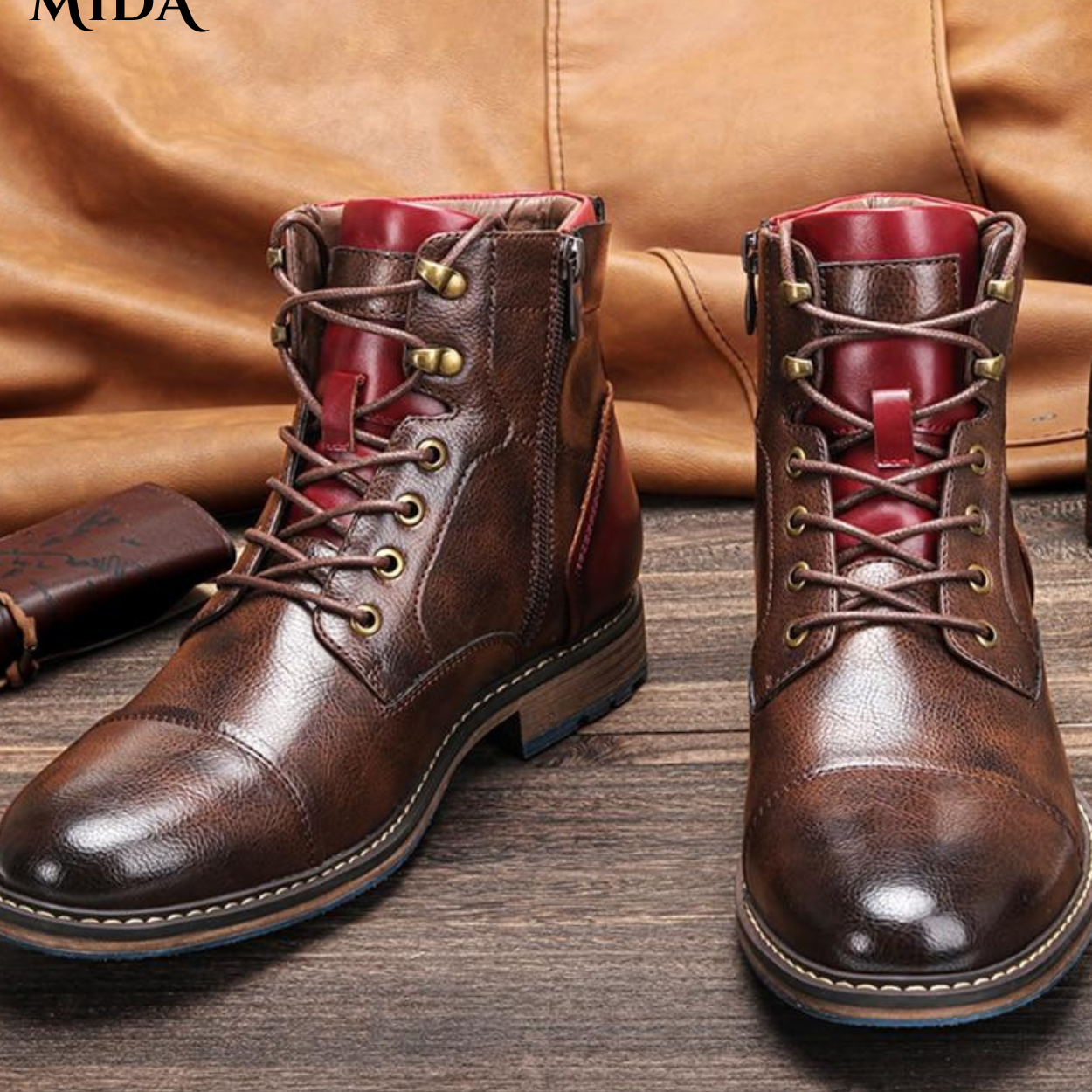 Dawson | Handcrafted GENUINE Leather Oxford Boots