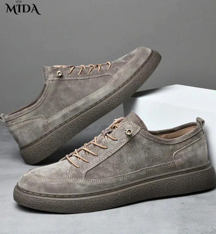 Mike | Suede Leather Sneakers