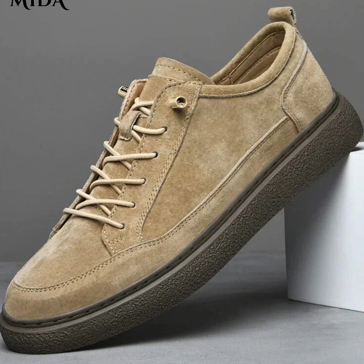 Mike | Suede Leather Sneakers
