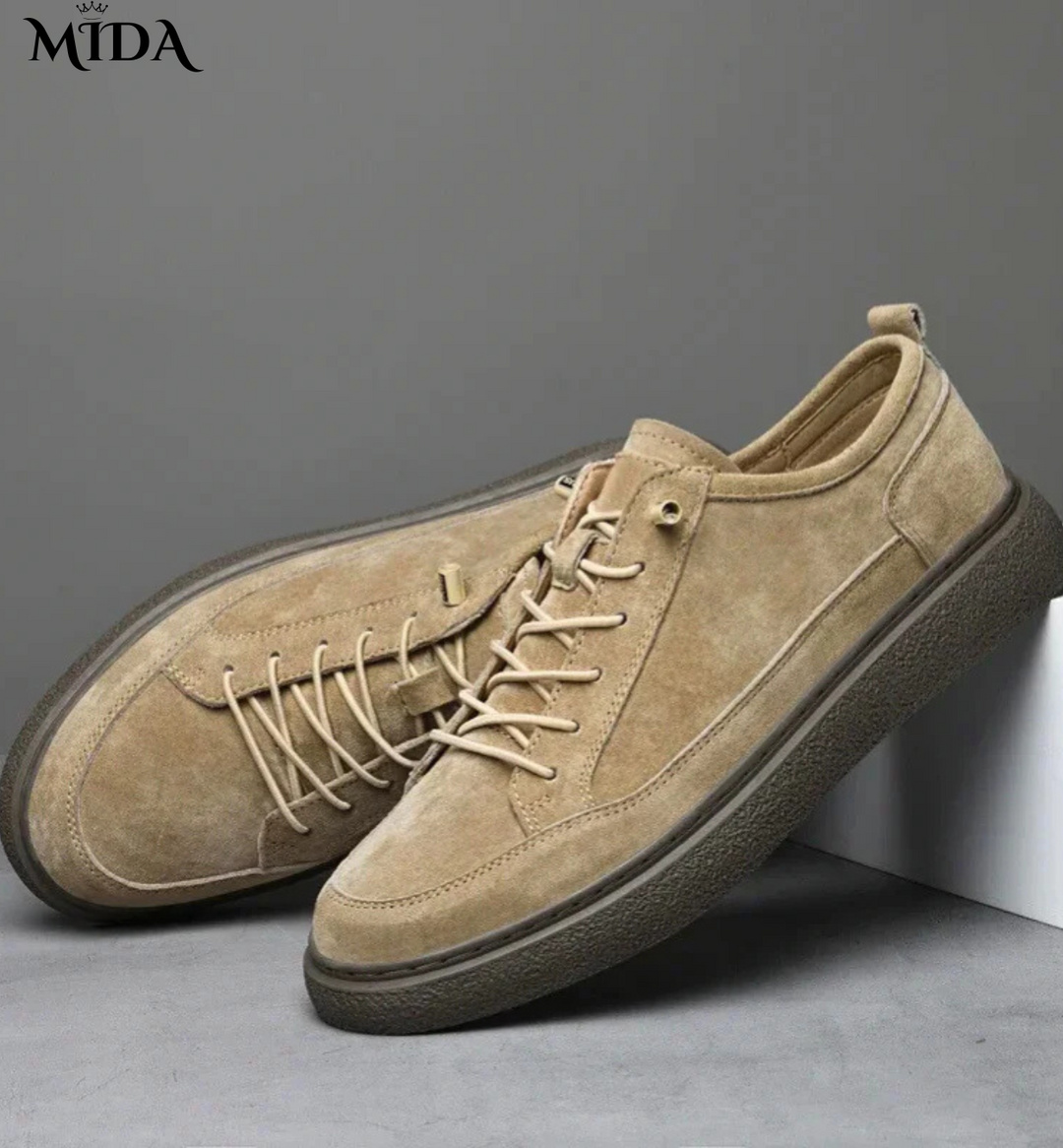 Mike | Suede Leather Sneakers