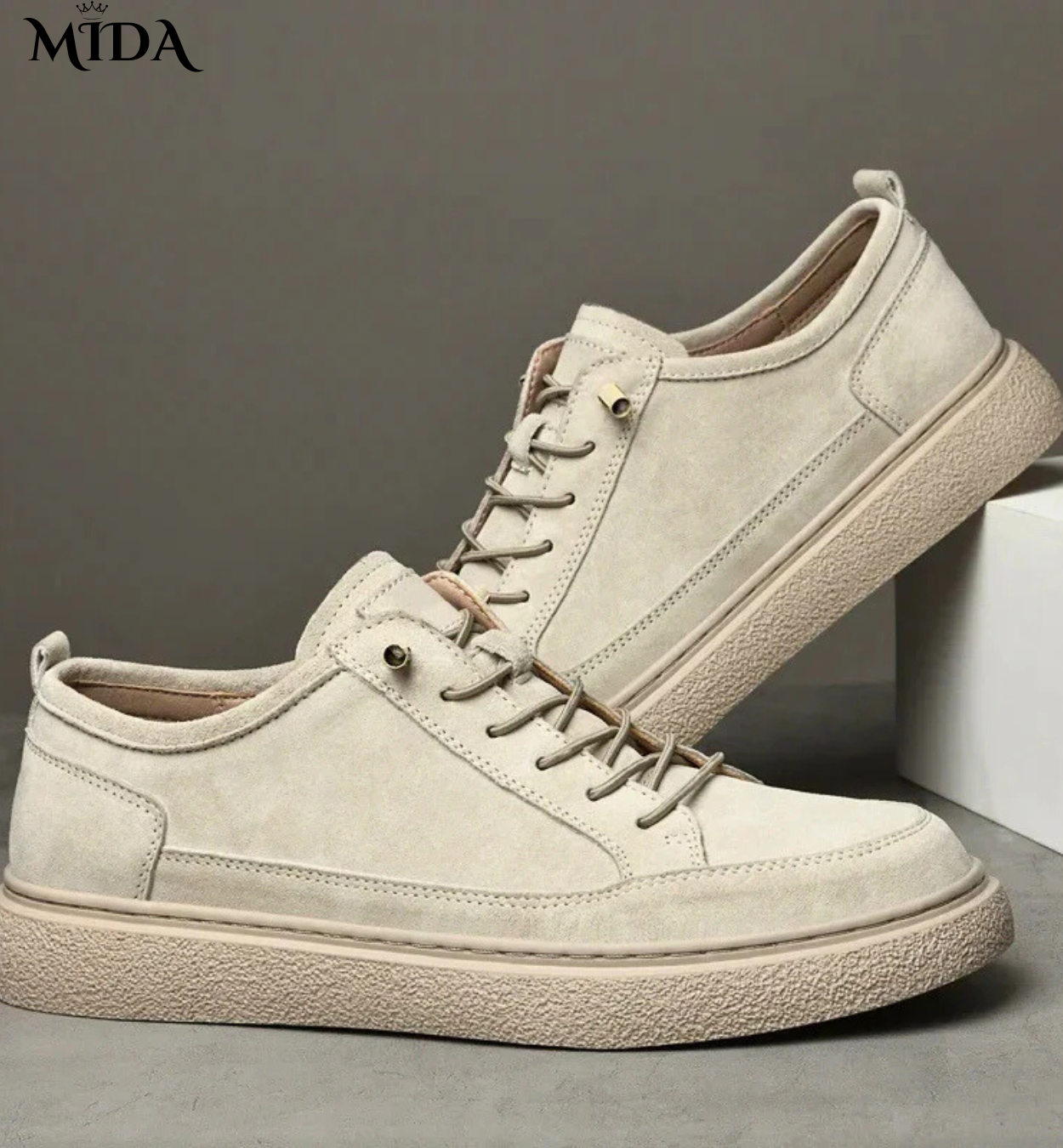 Mike | Suede Leather Sneakers