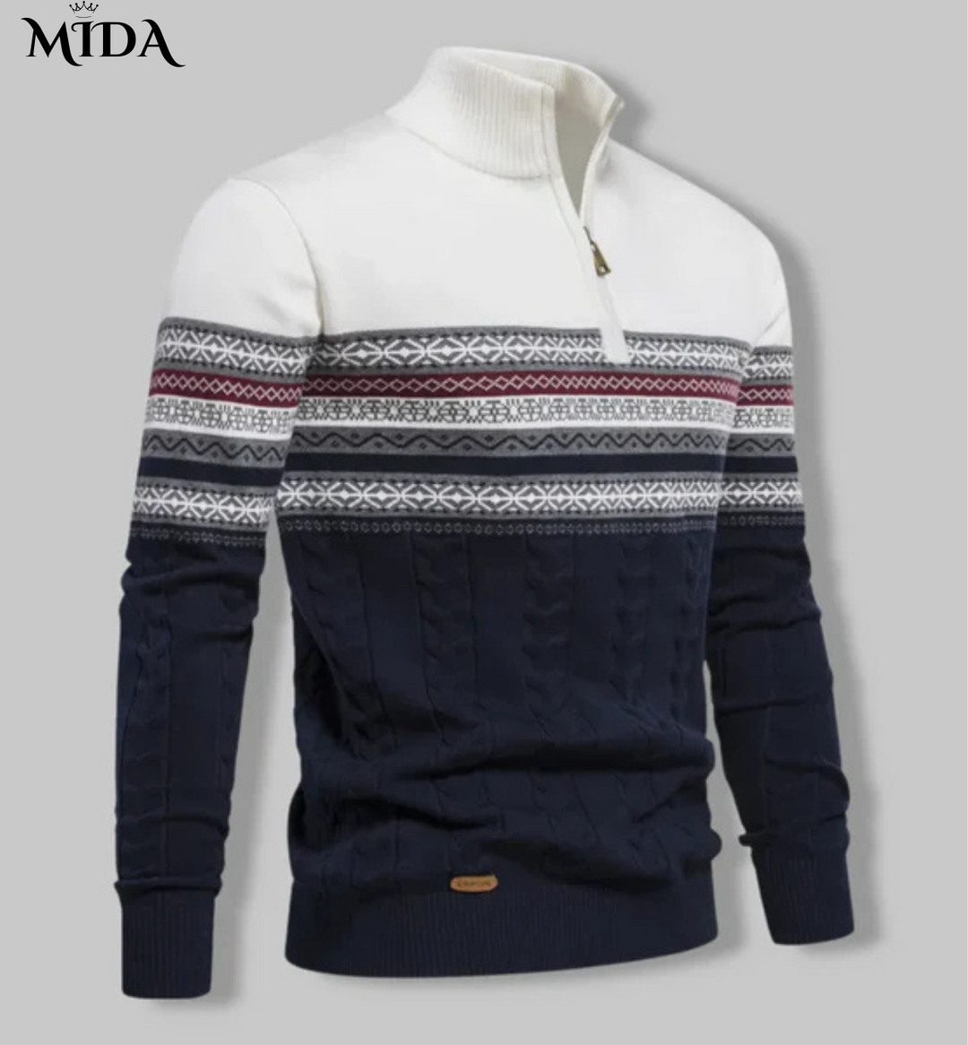 Andrew | Quarter Zip Sweater