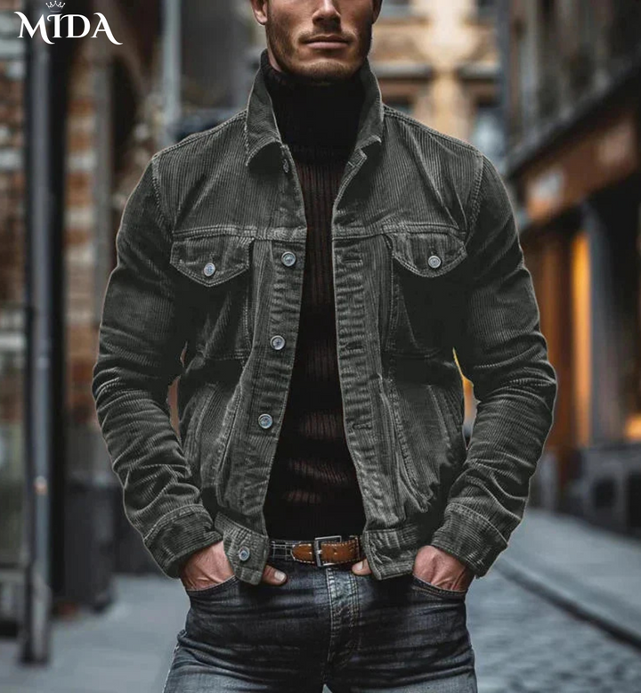 Najib |  Ribbed Jacket With Buttons