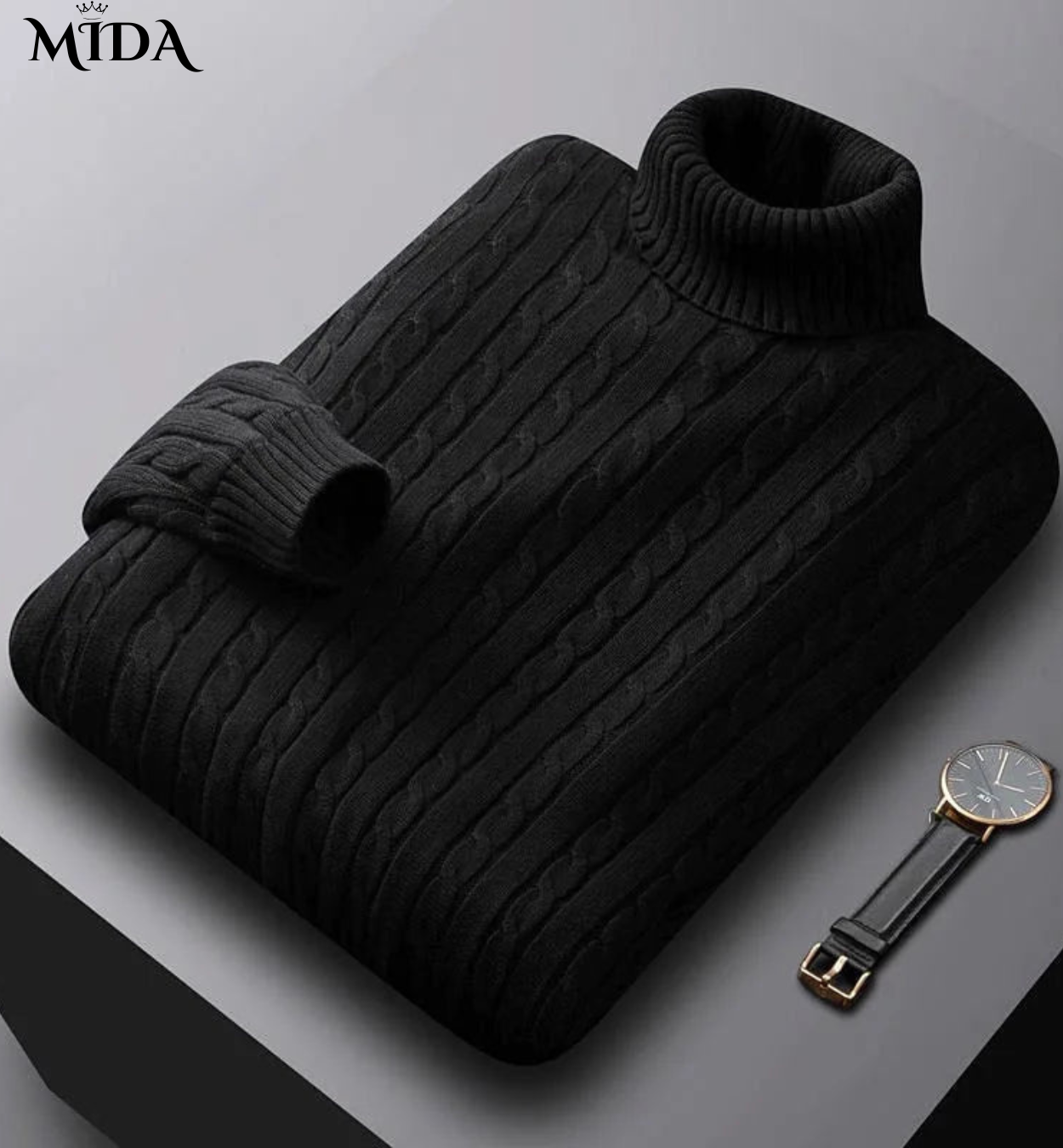 Hugo | Knitted Roll Neck Jumper