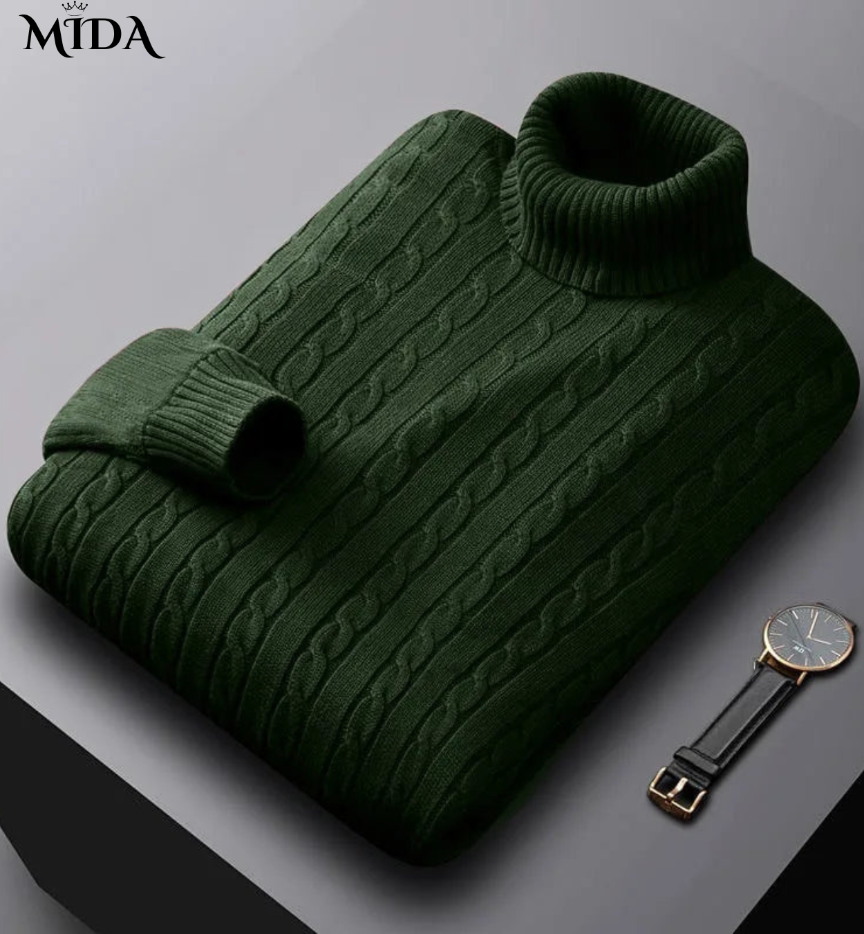 Hugo | Knitted Roll Neck Jumper