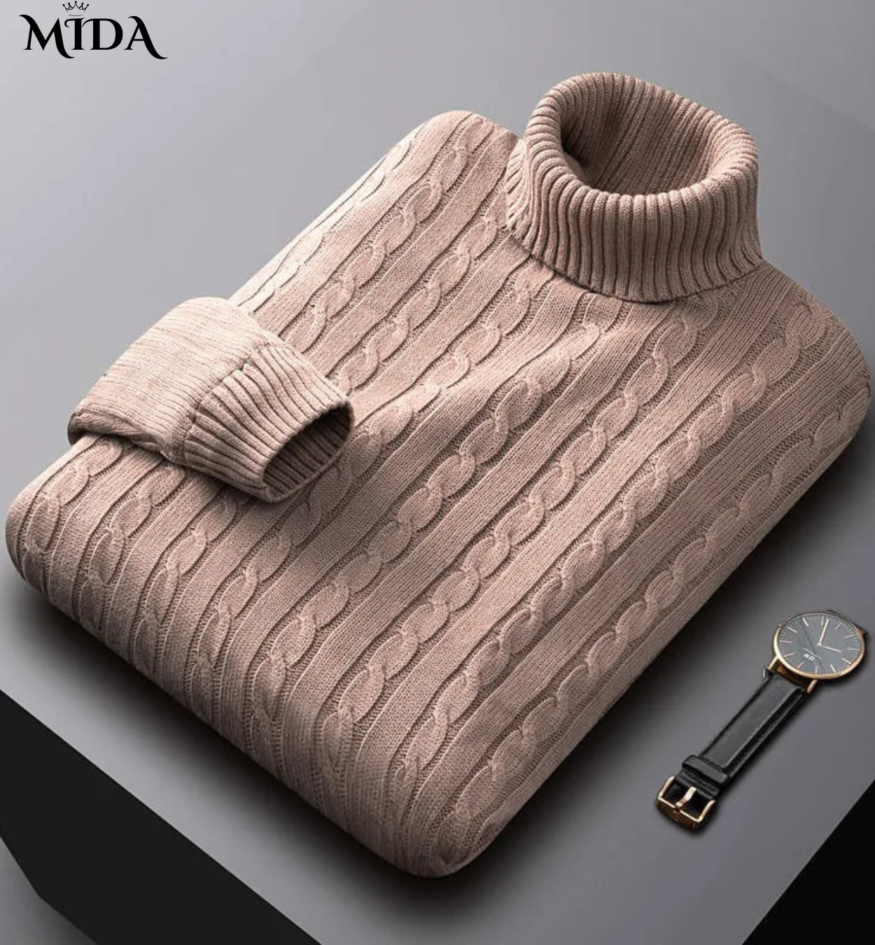 Hugo | Knitted Roll Neck Jumper