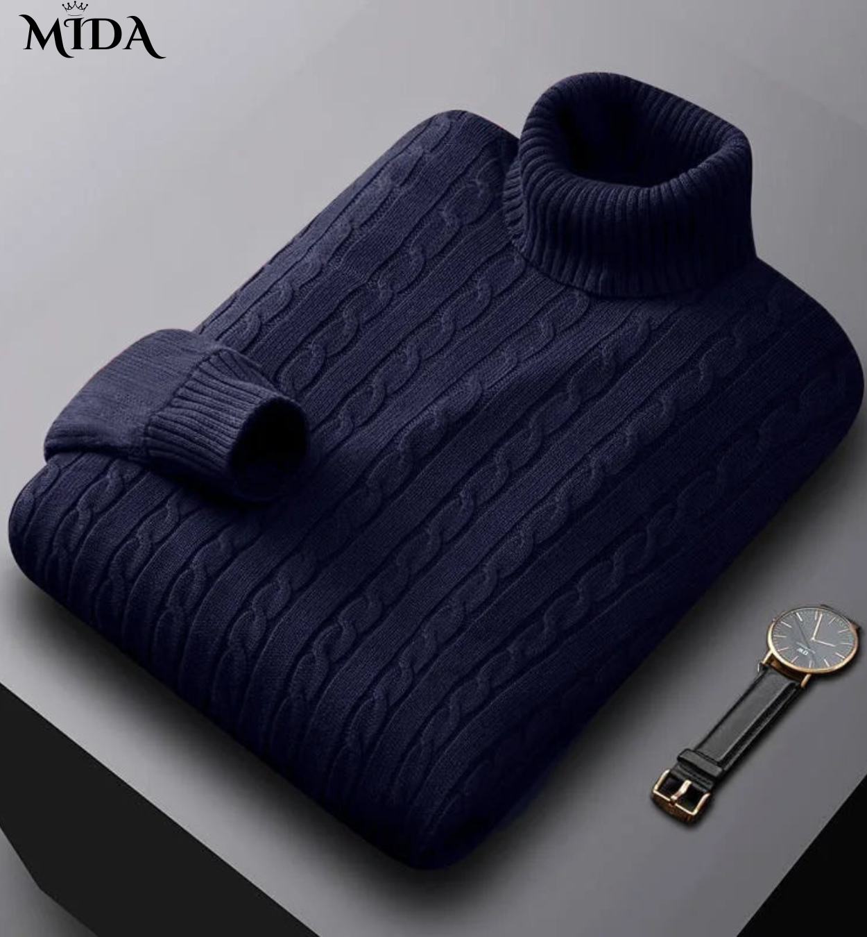 Hugo | Knitted Roll Neck Jumper