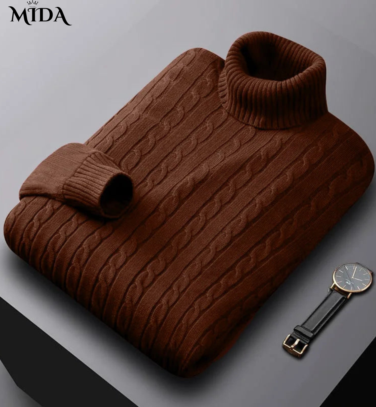 Hugo | Knitted Roll Neck Jumper