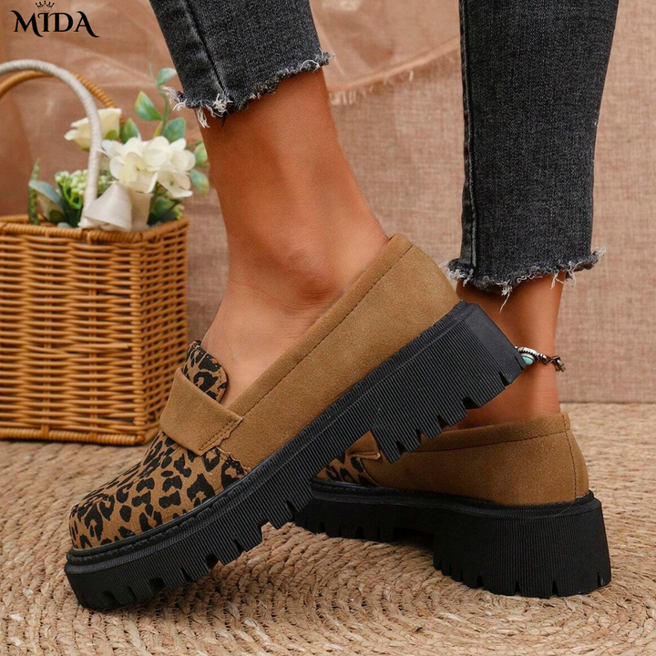 Evelin™ | Mocassins Léopard Confortables