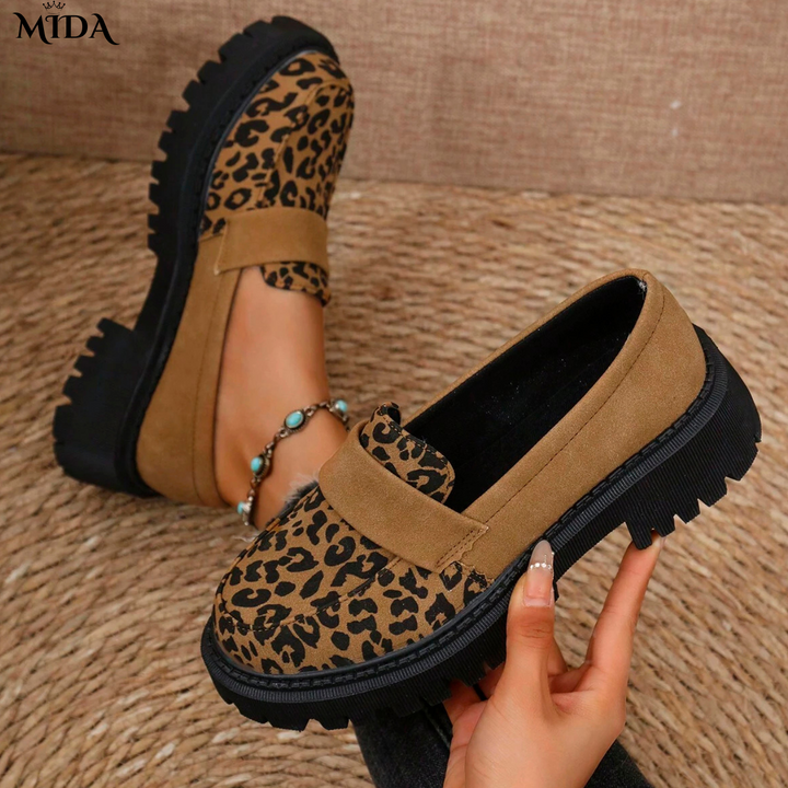 Evelin™ | Mocassins Léopard Confortables