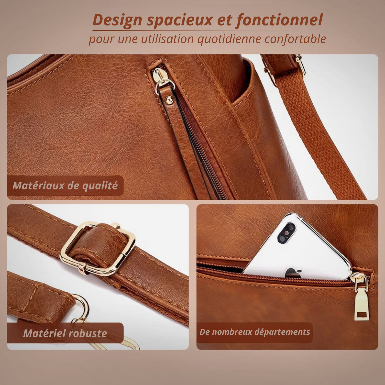Blanche | Sac de luxe élégant
