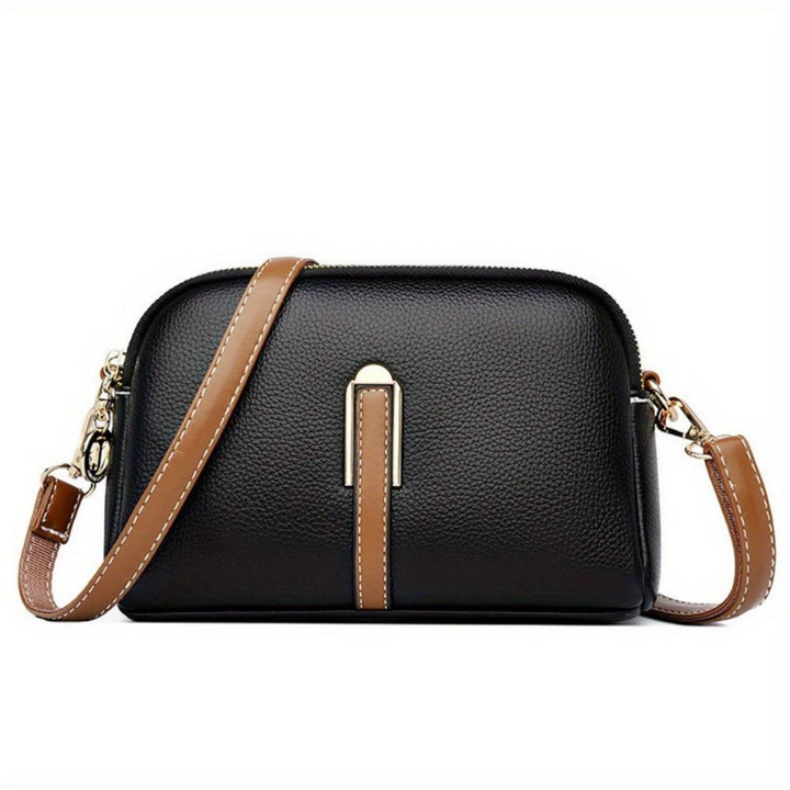 Mila | Sac bandoulière Litchi en relief