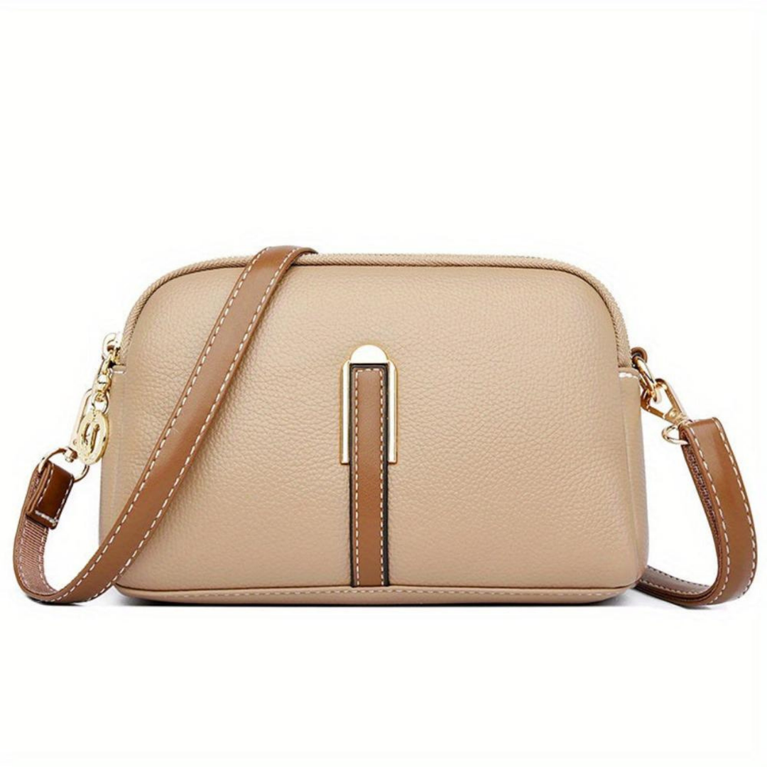 Mila | Sac bandoulière Litchi en relief