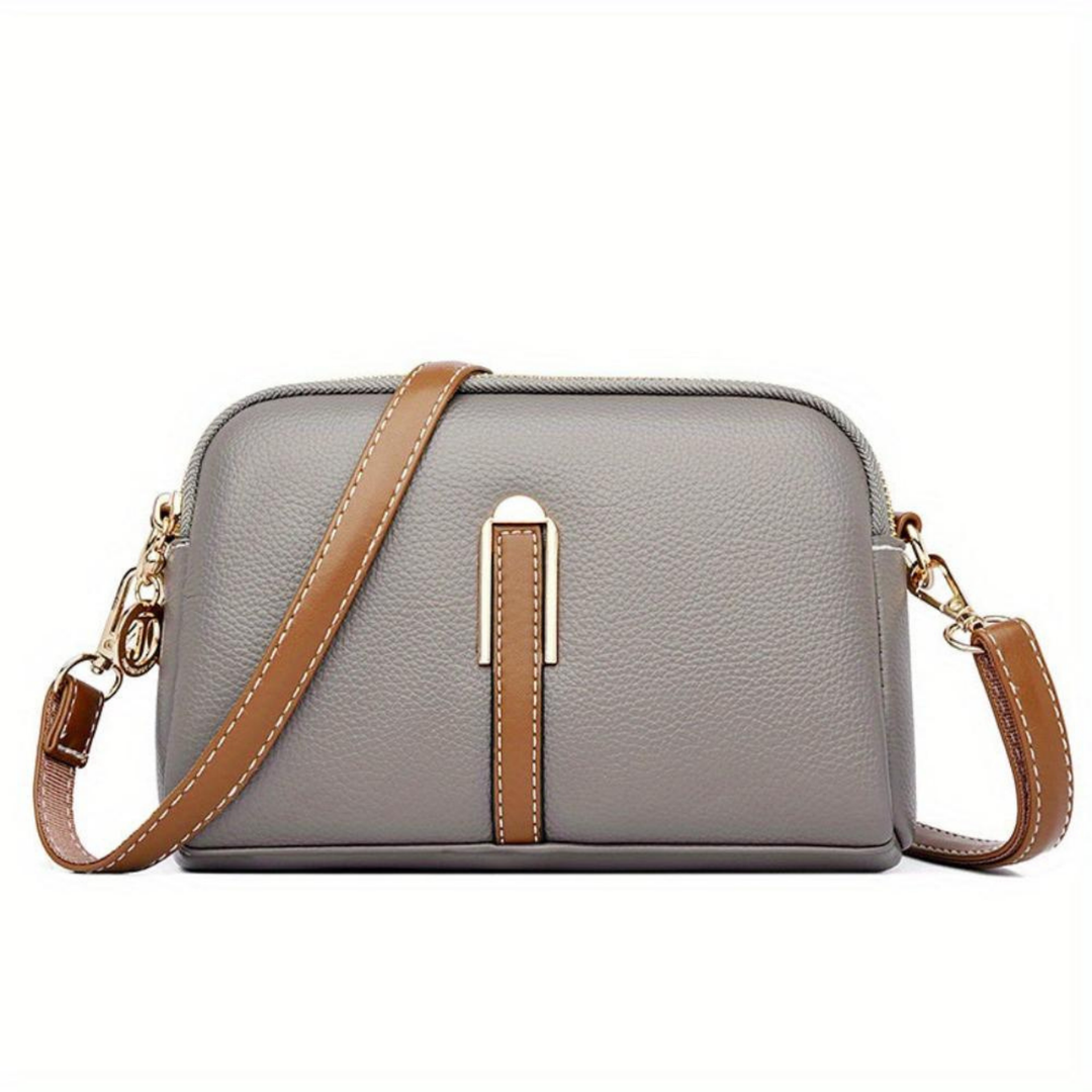 Mila | Sac bandoulière Litchi en relief