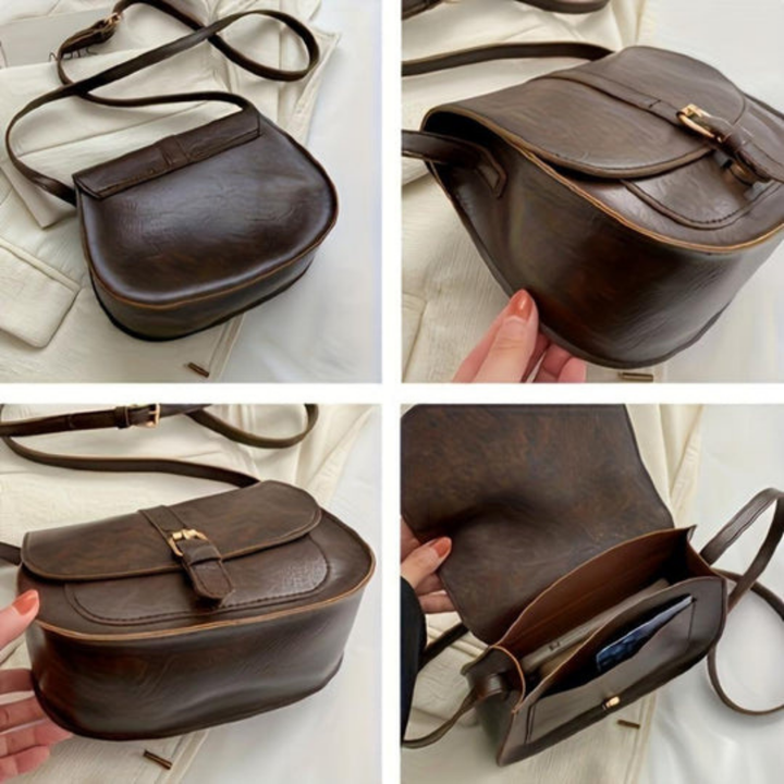 Evelyn | Sac bandoulière classique Saddle