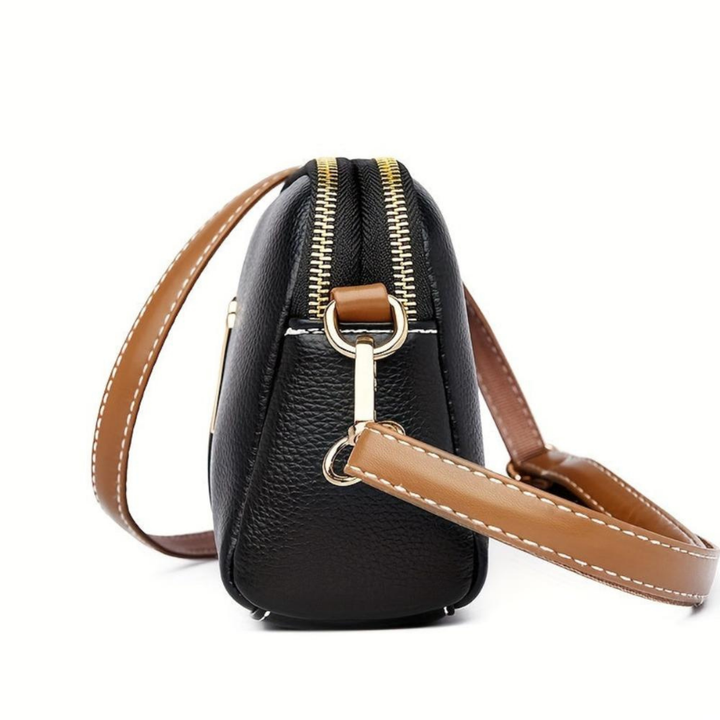 Mila | Sac bandoulière Litchi en relief
