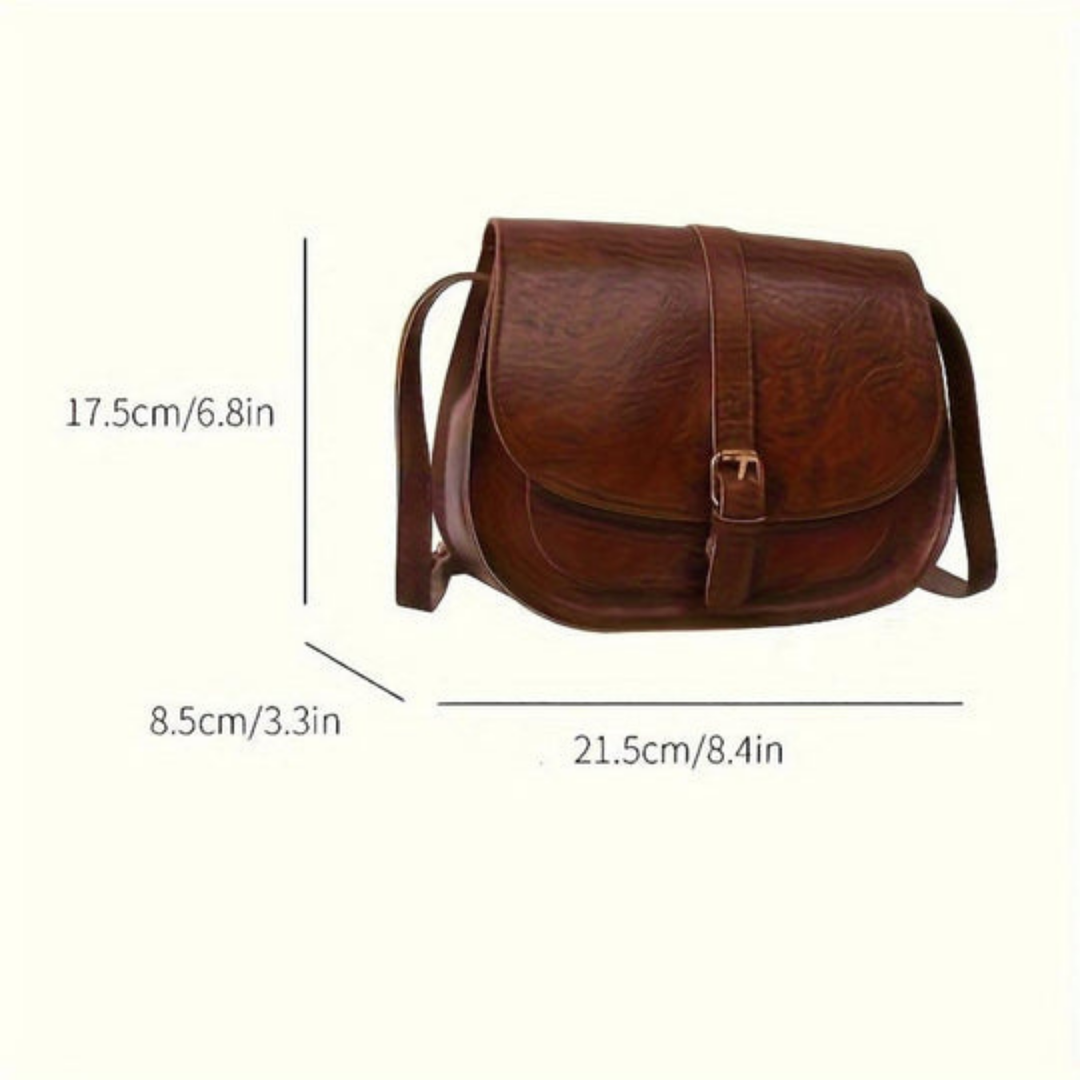 Evelyn | Sac bandoulière classique Saddle