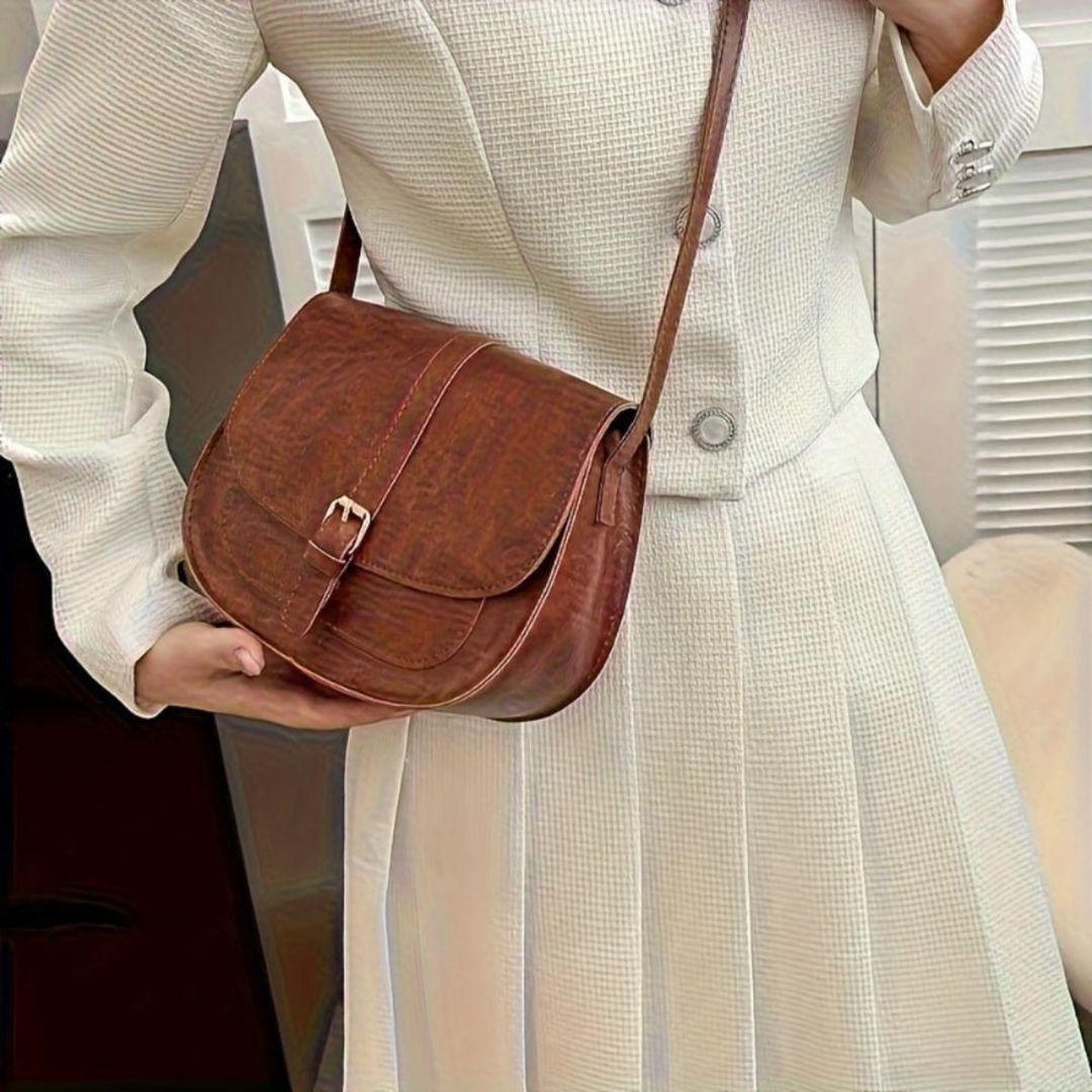 Evelyn | Sac bandoulière classique Saddle