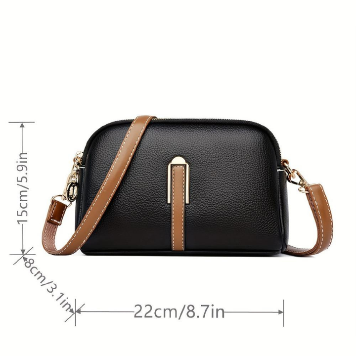 Mila | Sac bandoulière Litchi en relief