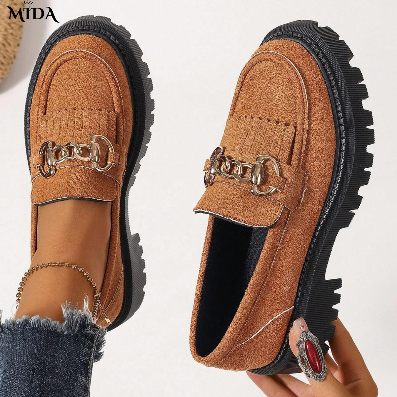 Brunette™ | Mocassins confortables