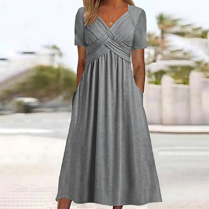 JAMILA™ | ELEGANT MIDI DRESS WITH BELLY COVERAGE